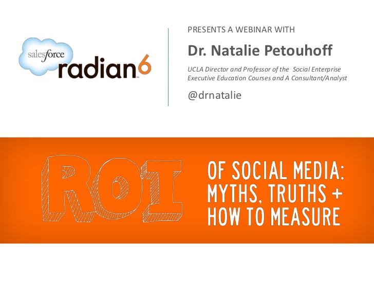 WEBINAR: ROI of Social Media: Myths, Truths and How to Measure